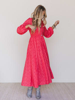 Day Dates Dress - Cherry Tomato L / Cherry Tomato