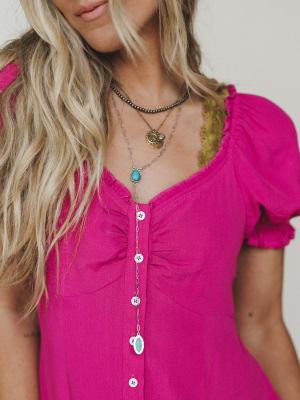 Italy Calling Dress - Electric Fuchsia L / Electric Fuchsia