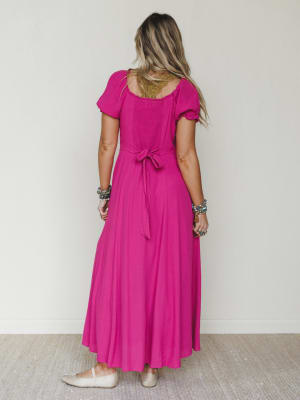 Italy Calling Dress - Electric Fuchsia L / Electric Fuchsia