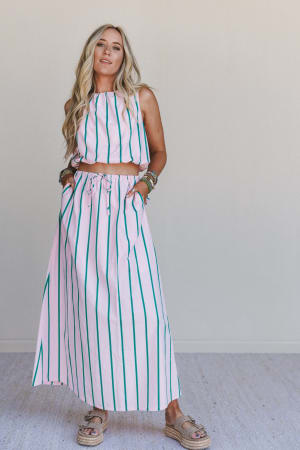 Leora Striped Set: undefined