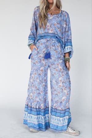 The Nest Lani Wide Leg Pants: undefined