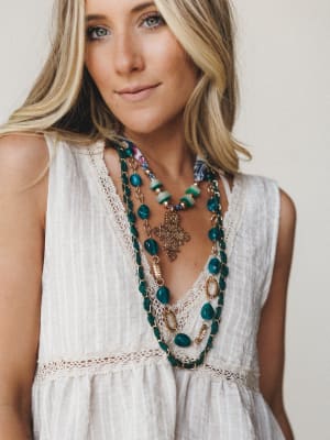 Layered Boho Necklace: undefined