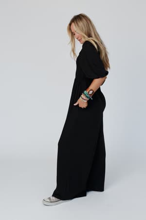 nick-of-time-smocked-jumpsuit-black/Black