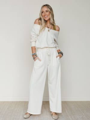 Relaxed Era Jumpsuit - Ecru L / Ecru