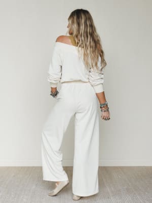 Relaxed Era Jumpsuit - Ecru L / Ecru
