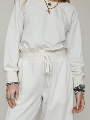 Relaxed Era Jumpsuit - Ecru L / Ecru