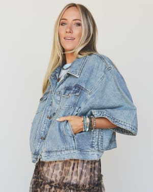 Beyond The Cape Denim Jacket - Denim L / Blue