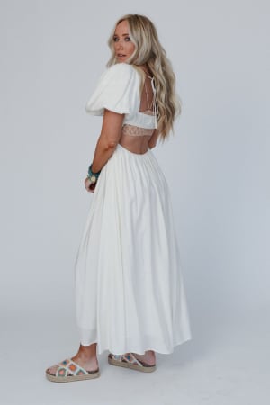 Back Stage Maxi Dress: undefined