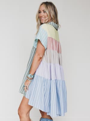 Daylight Escape Dress - Mint Combo XL / Mint Combo