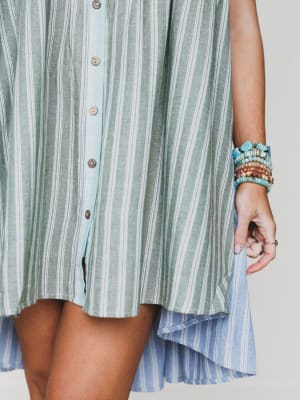 Daylight Escape Dress - Mint Combo XL / Mint Combo
