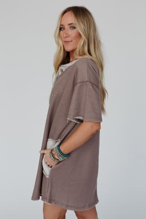 jodi-tunic-dress-mocha/Mocha