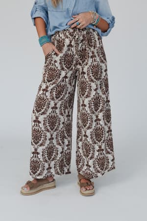 Serene Spirit Wide Leg Pants: undefined
