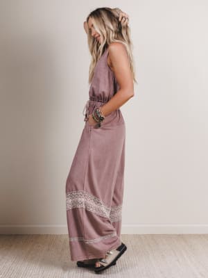 country-sunshine-crochet-wide-leg-jumpsuit-red-bean/Red Bean