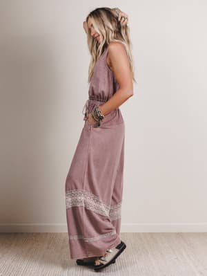 country-sunshine-crochet-wide-leg-jumpsuit-red-bean/Red Bean