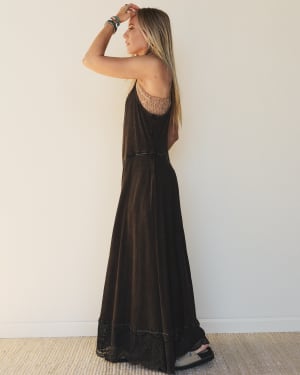 Free Bird Feeling Wide Leg Jumpsuit - Black XL / Black