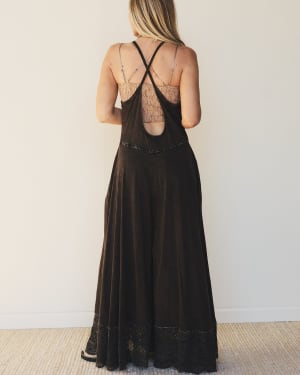 Free Bird Feeling Wide Leg Jumpsuit - Black XL / Black