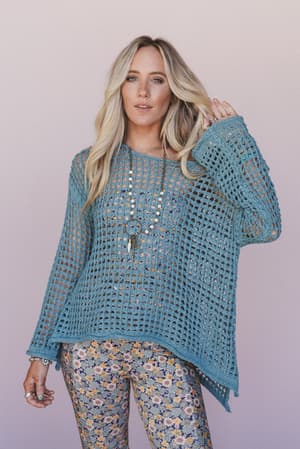 oceania-crochet-top-teal/Green