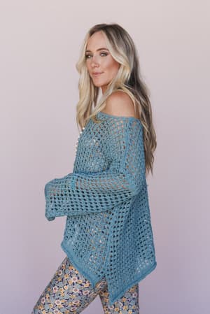 oceania-crochet-top-teal/Green