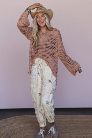 oceania-crochet-top-coral/Orange