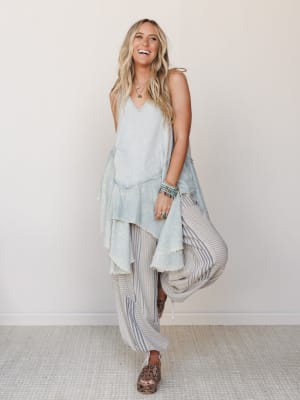 Bloom Basket Top - Blue S / Blue