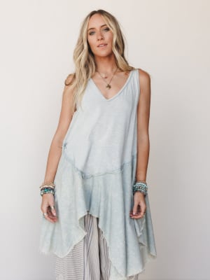 Bloom Basket Top - Blue S / Blue