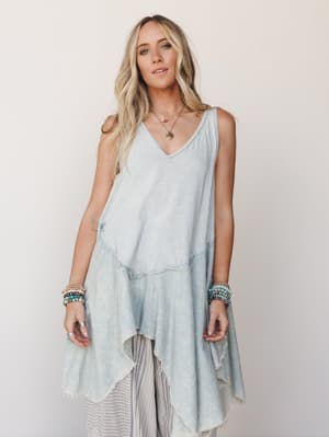 Bloom Basket Top - Blue S / Blue