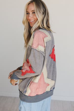Pop Star Patchwork Top: undefined