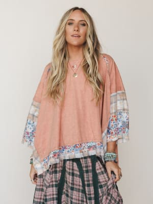 Sweet Clover Knit Top: undefined