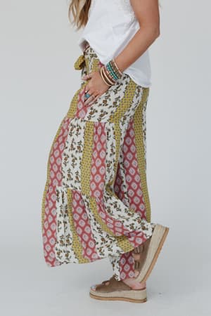 The Nest Secret Admirer Printed Pants: undefined