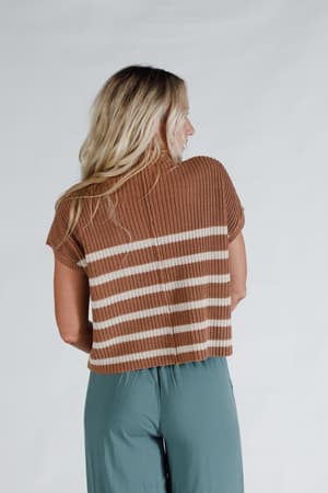margot-striped-sweater-top-camel/Brown