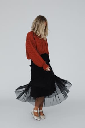 sonoma-tiered-tulle-skirt-black/Black