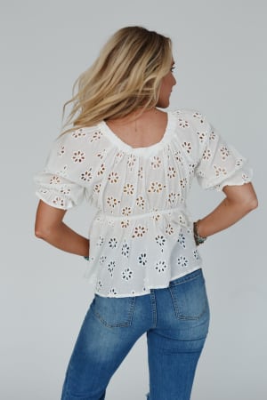 let-love-embroidered-top-white/White