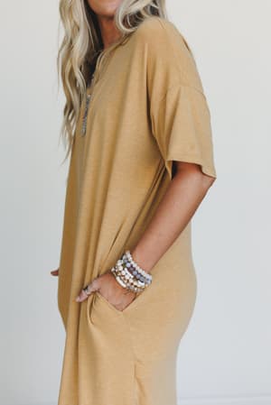 hushed-glow-slit-midi-dress-mustard/Mustard