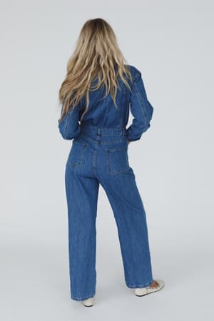 little-extra-denim-jumpsuit-medium-denim/Blue