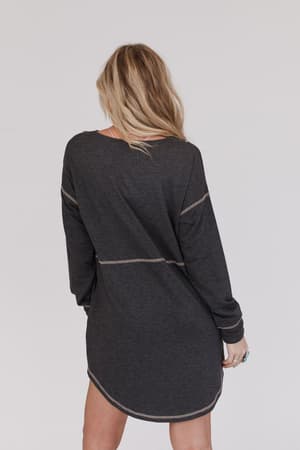 meadow-long-sleeve-tunic-dress-charcoal/Charcoal