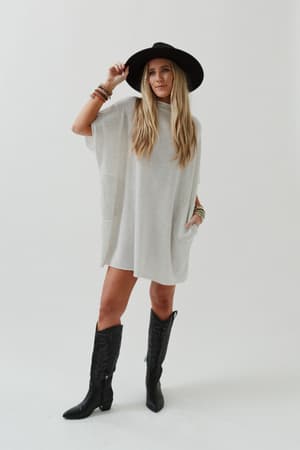 laid-back-luxe-dress-light-heather-gray/Light Heather Gray
