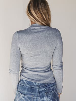 Every Moment Top - Heather Gray L / Heather Gray