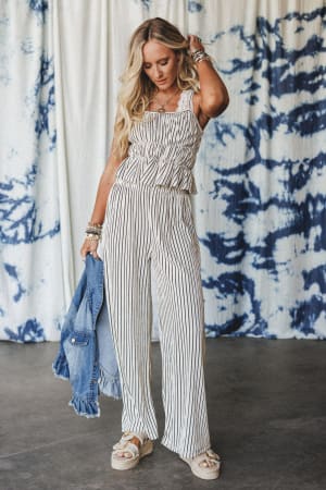 Pushing Limits Striped Pants: undefined