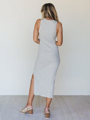 Everything You Need Dress - Cream Black L / Cream Black