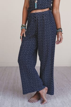 Farmhouse Floral Pants: undefined
