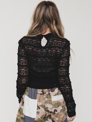 Dreams In The Wind Top - Black L / Black