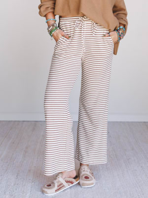 Smooth Sailing Striped Pants: undefined