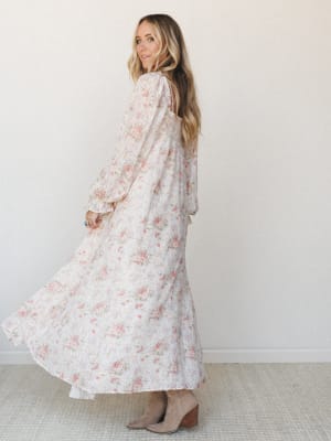 Garden Memories Maxi Dress - Cream Multi L / Cream Multi