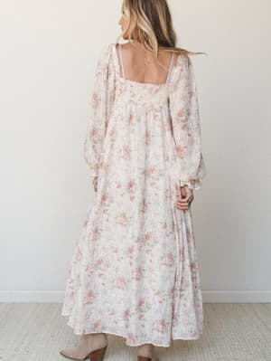 Garden Memories Maxi Dress - Cream Multi L / Cream Multi