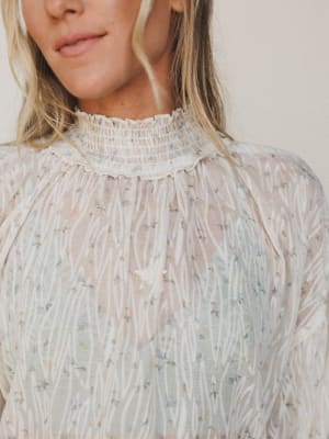 Time is Now Blouse - Cream L / Cream