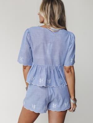 Soft Beginnings Tops
- Blue White S / Blue White