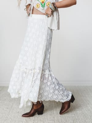 Memory Catcher Skirt - Ivory S / Ivory