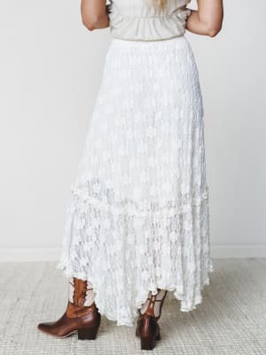 Memory Catcher Skirt - Ivory S / Ivory