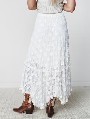 Memory Catcher Skirt - Ivory S / Ivory