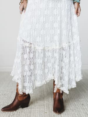 Memory Catcher Skirt - Ivory S / Ivory
